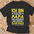 Vatertag Stolzer-Papa -Om Großartigen Sohn Bekommen T-Shirt Geschenke für alte Männer