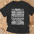 Vatertagatertag Spruch Sprüche Geschenkidee Papa T-Shirt Geschenke für alte Männer