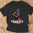 Venezia Enecia Souvenirs Italia Góndola Camiseta unisex Regalos para ancianos