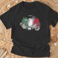 Vespa Scooter Vintage Retro Italian Flag T-Shirt Geschenke für alte Männer