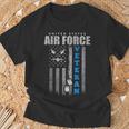 Veteran Of The Us Air Force Usa Flag Veterans T-Shirt Gifts for Old Men