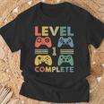 Vintage 1Er Aniversario De Boda Divertido Nivel 1 Completo Camiseta unisex Regalos para ancianos