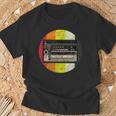Vintage Analogue Drum Machine Retro Synth Synthesizer Studio T-Shirt Geschenke für alte Männer