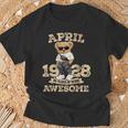 Vintage April 1928 96Th Birthday 96 Year Old Women T-Shirt Gifts for Old Men