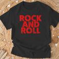 Vintage Grunge Old Rock & Roll Music Rock And Roll Camiseta unisex Regalos para ancianos
