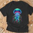 Vintage Jellyfish Scuba Diving Jellyfish Beach Jelly Fish T-Shirt Gifts for Old Men