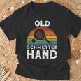 Vintage Old Butterhand Padel T-Shirt Geschenke für alte Männer