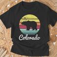 Vintage Retro Co Colorado Wildlife Bear Adventure T-Shirt Gifts for Old Men