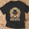 Vintage Retro The Dad Abides Daddy Father's Day T-Shirt Gifts for Old Men Vintage Retro The Dad Abides Daddy Father's Day T-Shirt Gifts for Old Men