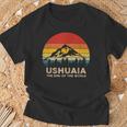 Vintage Ushuaia Argentina Souvenir T-Shirt Geschenke für alte Männer