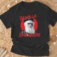 Viva La Evolución Darwin Camiseta unisex Regalos para ancianos