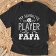 Volleyballspieler Papaolleyballliebhaberolleyball Papa T-Shirt Geschenke für alte Männer