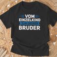 Vom Einzelkind Zum Großen Bruder Großer Bruder Geschwister T-Shirt Geschenke für alte Männer