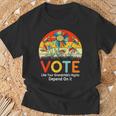 Vote Like Your Grandchild's Rights Depend On It T-Shirt Gifts for Old Men