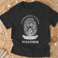Walther Name Lion T-Shirt Gifts for Old Men