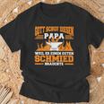 Weapon Schmied Papa Schmiedekunst Forging Hammer T-Shirt Geschenke für alte Männer