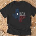 Weapons Texas Flag Usa Texas T-Shirt Geschenke für alte Männer