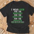 I Wear Green For The Warriors Mental Health Awareness Month T-Shirt Gifts for Old Men