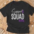 We Wear Purple Lupus Awareness Support Squad T-Shirt Gifts for Old Men