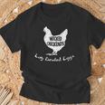 Wicked Chickends Lay Deviled Eggs T-Shirt Gifts for Old Men
