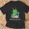 Wie Das Letzte Dragon Eats Unicorn Dragon Lord T-Shirt Geschenke für alte Männer