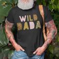 Wild One Dada Two Wild Birthday Outfit Zoo Birthday Animal T-Shirt Gifts for Old Men