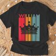 William Idea For Boys First Name Vintage William T-Shirt Gifts for Old Men