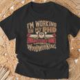 WoodworkingPhd In Woodworking T-Shirt Gifts for Old Men