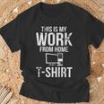 This Is My Work From Home Telecommuter T-Shirt Gifts for Old Men