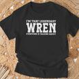 Wren Surname Team Family Last Name Wren T-Shirt Gifts for Old Men