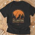 Yellowstone Home Of Gray Wolf Wildlife T-Shirt Gifts for Old Men