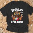 Yolo Jk Brb Jesus Christians Easter Day Resurrection T-Shirt Gifts for Old Men