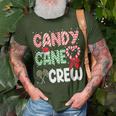Candy Cane Crew Christmas Sweet Candy Merry Xmas T-Shirt Gifts for Old Men