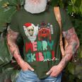 Christmas Santa Skibidi Toilet Cameraman Speakerman Tvman T-Shirt Gifts for Old Men