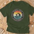De Surf De Córcega Santa Cruz California Usa Camiseta unisex Regalos para ancianos