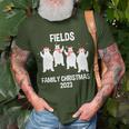Fields Family Name Fields Family Christmas T-Shirt Gifts for Old Men