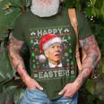 Santa Joe Biden Happy Easter Ugly Christmas T-Shirt Gifts for Old Men