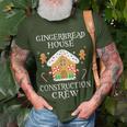 Gingerbread House Construction Crew Decorating Baking Xmas T-Shirt Gifts for Old Men