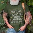 This Is My It's Too Hot For Ugly Christmas Sweaters 2023 Pjm T-Shirt Gifts for Old Men