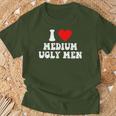 I Love My Medium Ugly I Heart My Medium Ugly Men T-Shirt Gifts for Old Men