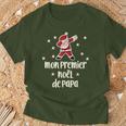 Mein Erstes Weihnachtsfeston Papa Dabbing Santa Eltern T-Shirt Geschenke für alte Männer