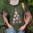 Merry Catmas Christmas Tree Cats Xmas Meow Christmas T-Shirt Gifts for Old Men