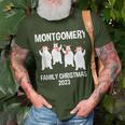Montgomery Family Name Montgomery Family Christmas T-Shirt Gifts for Old Men