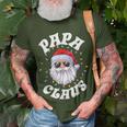 Papa Claus Santa Christmas Dad Family Matching Pajamas Xmas T-Shirt Gifts for Old Men