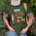 Ross Family Name Ross Family Christmas T-Shirt Gifts for Old Men