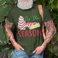 Tis The Season Little-Debbie Christmas Tree Cake Holiday T-Shirt Gifts for Old Men