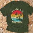 Vacaciones Familiaresintage Retro California Santa Barbara Beach Camiseta unisex Regalos para ancianos