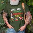 Wallace Family Name Wallace Family Christmas T-Shirt Gifts for Old Men