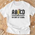 100Th Day 100 Days Of School Abcd Teachers Rock Boys Girls T-Shirt Gifts for Old Men
