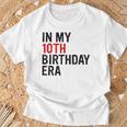 In My 10Th Birthday Era Vintage Ten 10 Years Old Birthday T-Shirt Gifts for Old Men